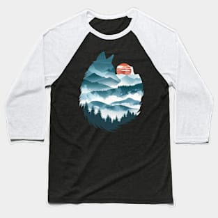 Wolf Observation Techniques Baseball T-Shirt